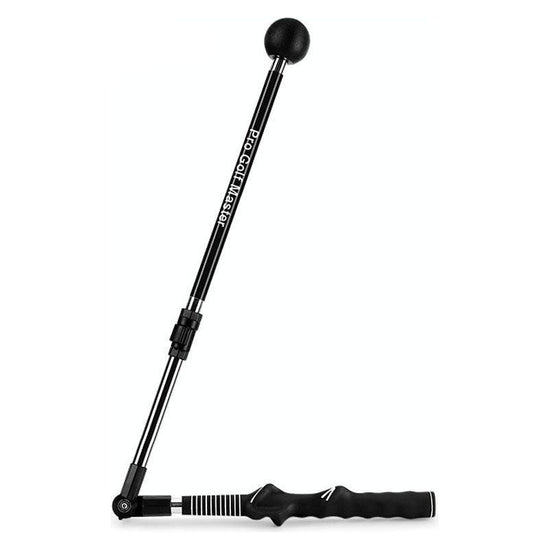 Adjustable Golf Swing Trainer For Beginners - Foldable & Corrective - Blue