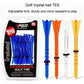30 Adjustable Golf Tees With 83Mm Height Limit - Set Of 30 - Orange