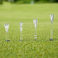 30 Adjustable Golf Tees With 83Mm Height Limit - Set Of 30 - Orange