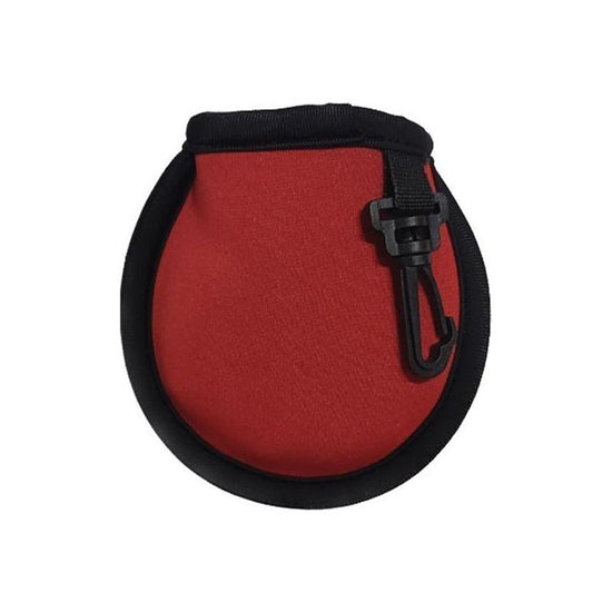 Hooked Neoprene Golf Ball Cover - Durable Protection - Red