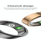 Smart Ring With Heart Rate Blood Oxygen Sleep Monitoring & Sports Modes - Size 9 - Gold