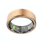 Smart Ring With Heart Rate Blood Oxygen Sleep & Sports Modes - Size 9 - Gold