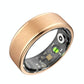 Smart Ring With Heart Rate Blood Oxygen Sleep & Sports Modes - Size 9 - Gold