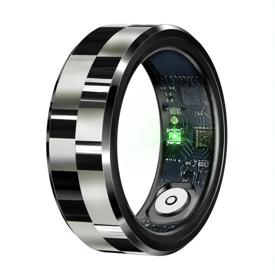 Smart Ring With Health Monitoring Gesture Control And Somatosensory Games - Size 9 - Silver