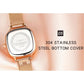 Women Oval Dial Quartz Watch With Simple Bar Scale