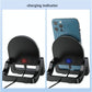 15W Vertical Wireless Fast Charger With Phone Holder - White