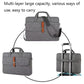 13-13.3 Inch Multifunctional Laptop Bag - Durable Shoulder & Handheld Design - Gray