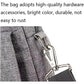 13-13.3 Inch Multifunctional Laptop Bag - Durable Shoulder & Handheld Design - Gray