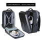 Waterproof Laptop Backpack With Usb Port - Large Capacity - Black