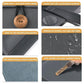 Portable Laptop Inner Bag With Elastic Thread Button - Brown