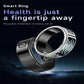 Smart Ring Gesture Control Health Monitoring Sports Modes - Gold