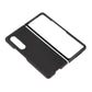 For Samsung Galaxy Z Fold4 5G Litchi Texture Case - Two Tone - Red