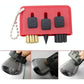 3-Piece Portable Golf Groove Cleaning Brush - Blue