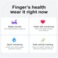 Smart Ring With Heart Rate Blood Oxygen Sleep Monitoring & Sports Modes - Size 10 - Gold