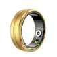 Smart Ring With Heart Rate Blood Oxygen & Sleep Monitoring - Size 11 - Gold