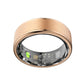Smart Ring With Heart Rate Blood Oxygen Sleep & Sports Modes - Size 10 - Gold