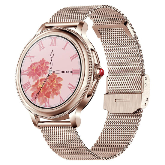 Smart Wristband With Waterproof Heart Rate And Blood Pressure Monitoring - Gold