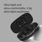 Bluetooth Earphones with Ear-mount Design - Black