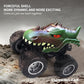 Remote Control Dinosaur Climbing Truck - 2.4g Monster - Dark Brown