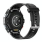 1.28 Inch Ips Touch Screen 2 In 1 Bluetooth Headset Smart Watch Support Heart Rate Monitoring / Bluetooth Music - Silver
