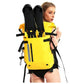 Waterproof Diving Fins Bag Scuba Swimming Backpack - Yellow