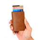 Automatic Rfid Blocking Card Holder with Coin Pocket - Blue