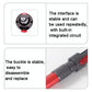 Metal Extension Tube for Dyson Vacuum Cleaners - Silver