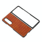 Foldable Crocodile Texture Phone Case - Pu Leather - Red