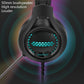 3.5Mm Luminous Game Headset For Desktop - Pink