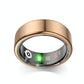 Smart Ring With Heart Rate Blood Oxygen Sleep Monitoring & Sports Modes - Size 11 - Gold