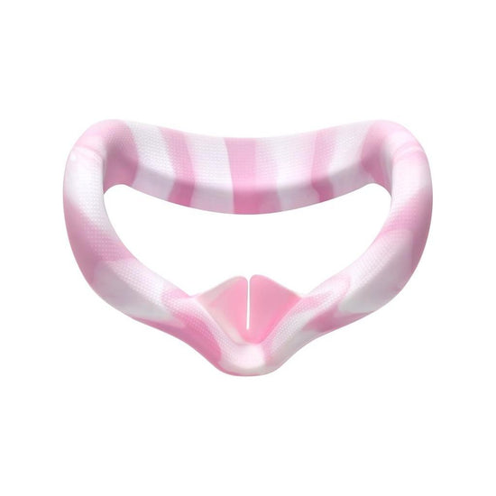 Silicone Vr Eye Cover For Oculus Quest 2 - Anti-Sweat - White Pink