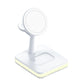 4 In 1 Magnetic Wireless Charger For Iphone / Iwatch / Airpods & More - White