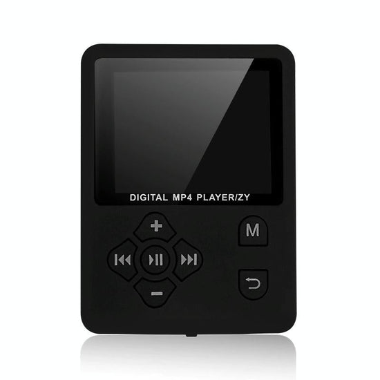 Lossless Mp4 Player With Synchronized Lyrics Cross Button Style - Black