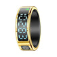 Smart Ring Gesture Control Health Monitoring Multiple Sports Size 11 - Gold