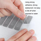 5-piece Self-adhesive Mosquito Stickers for Screen Windows with Drain Holes - White