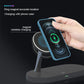 3 In 1 Wireless Charger With Night Light 15W - Black