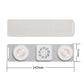 3 In 1 Portable Magsafe Wireless Charger - White