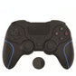 Bluetooth Gamepad for Ps4 Pro with Dual Vibration and Six-axis Control - Blue Black
