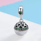 925 Sterling Silver Zircon Pendant With Parts - Scc689-A