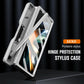 For Samsung Galaxy Z Fold4 5G Shockproof Tpu Pc Case With Pen - Gold