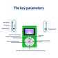 Mini Mp3 Player With Screen 128M+Earphone+Cable - Gold