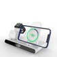 15W Wireless Fast Charge Stand With Clock And Folding Design