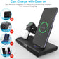 15W Wireless Fast Charge Stand With Clock And Folding Design