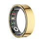 Smart Ring With Heart Rate Blood Oxygen Sleep Monitoring & Sports Modes - Size 8 - Gold