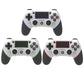 Rubberized Bluetooth Gamepad for Ps4 - Wireless - White Green
