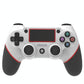 Rubberized Bluetooth Gamepad for Ps4 - Wireless - White Green