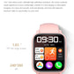 1.83 Inch Bt5.2 Smart Sport Watch Support Bluetooth Call / Sleep / Blood Sugar / Blood Oxygen / Temperature / Heart Rate / Blood Pressure Health Monitor - Pink