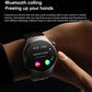 1.43 Inch Amoled Ip67 Smart Call Watch Support Ecg / Body Temperature / Blood Glucose Monitoring - Silver