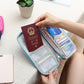 Multifunctional Travel Document Bag Passport & Ticket Holder - Blue