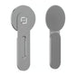 Aluminum Magnetic Phone Stand For Laptop Expansion - Silver